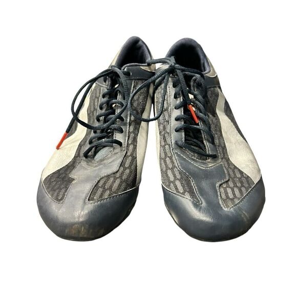 Puma Power Race BMW Motorsports Men's 10.5 Cat Navy Blue Silver Shoes 304420 02 - Picture 5 of 8